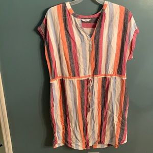 Striped dress with pockets